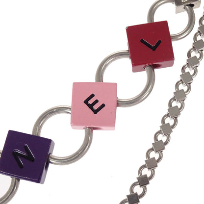 Chanel Cube Silver Chain Belt 04P Small Good