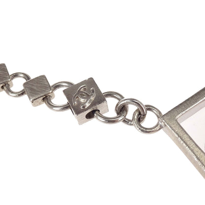 Chanel Cube Silver Chain Belt 04P Small Good