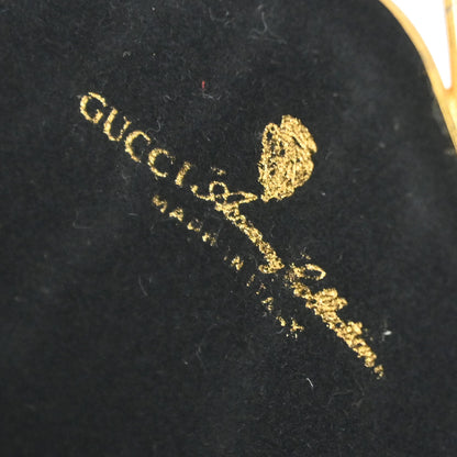 Gucci Gold Metal GG Minaudiere Kiss Lock Pochette Chain Shoulder Bag