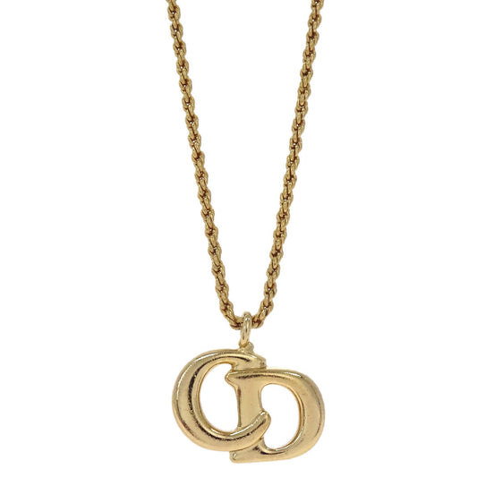 Christian Dior Necklace Pendant Gold