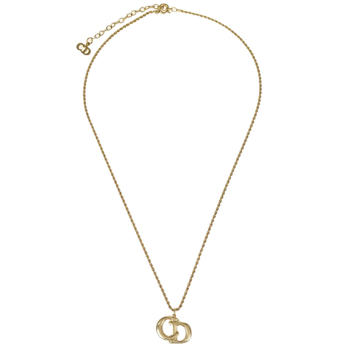 Christian Dior Necklace Pendant Gold