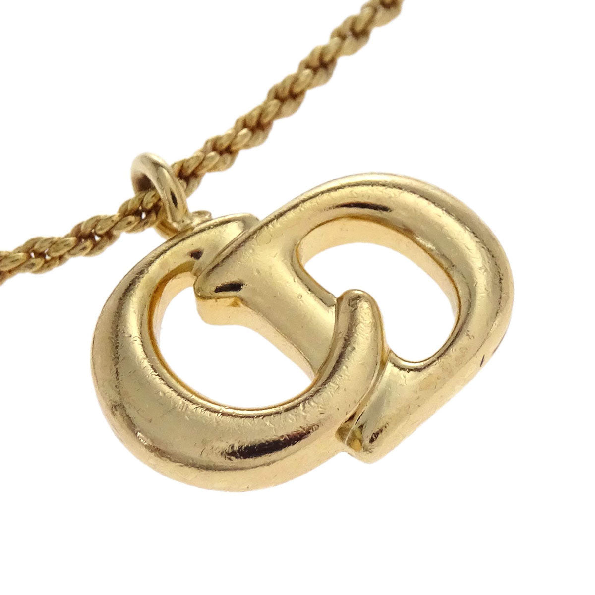 Christian Dior Necklace Pendant Gold
