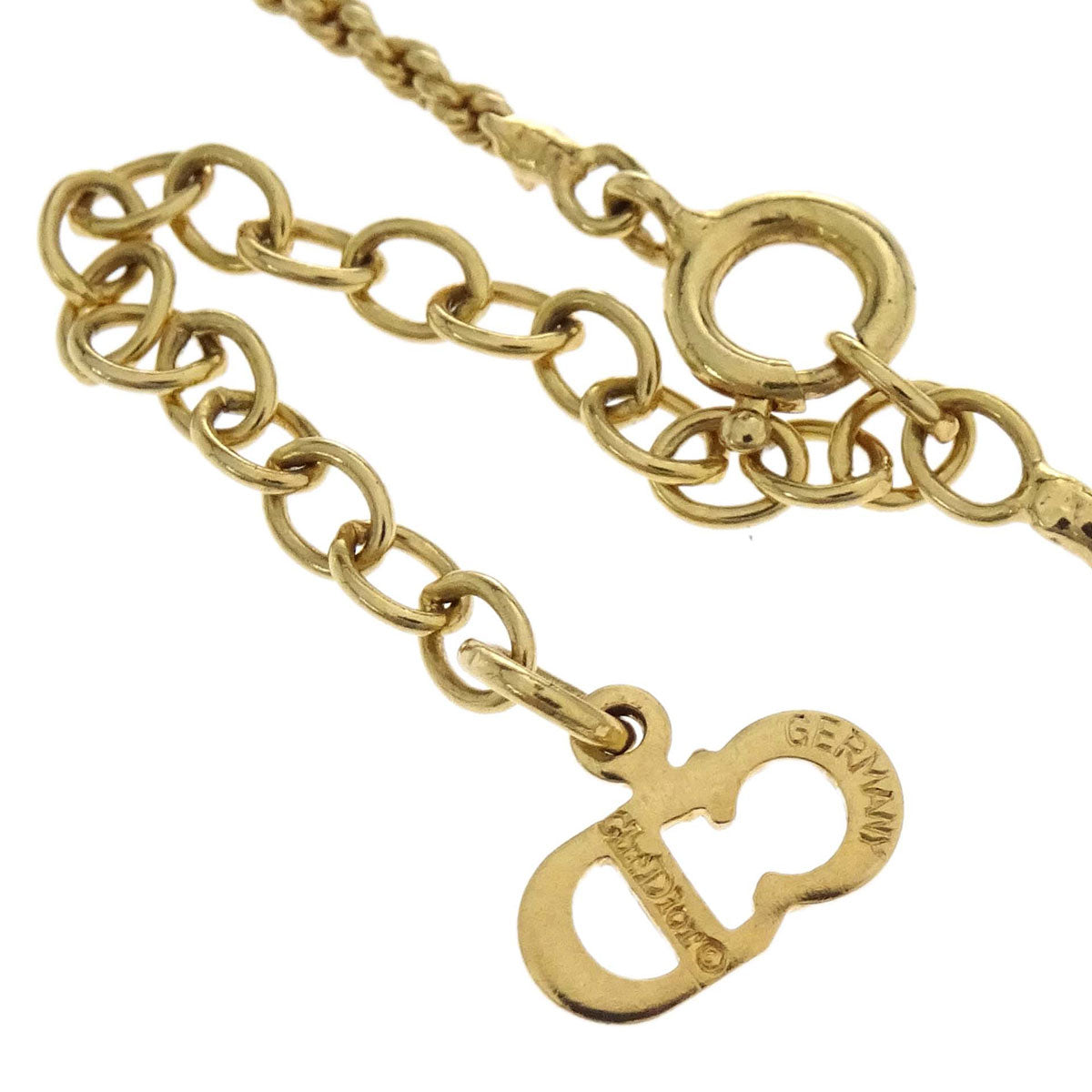 Christian Dior Necklace Pendant Gold