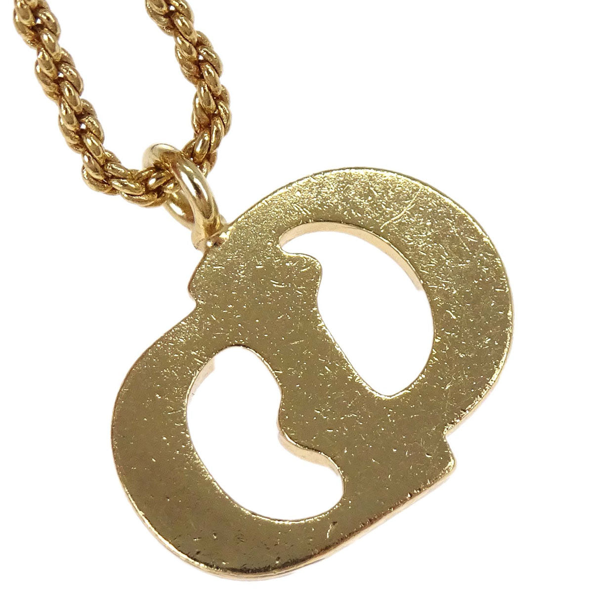 Christian Dior Necklace Pendant Gold
