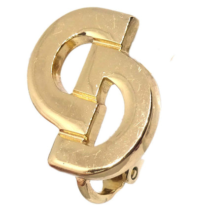 Christian Dior Clip-On Earrings Gold