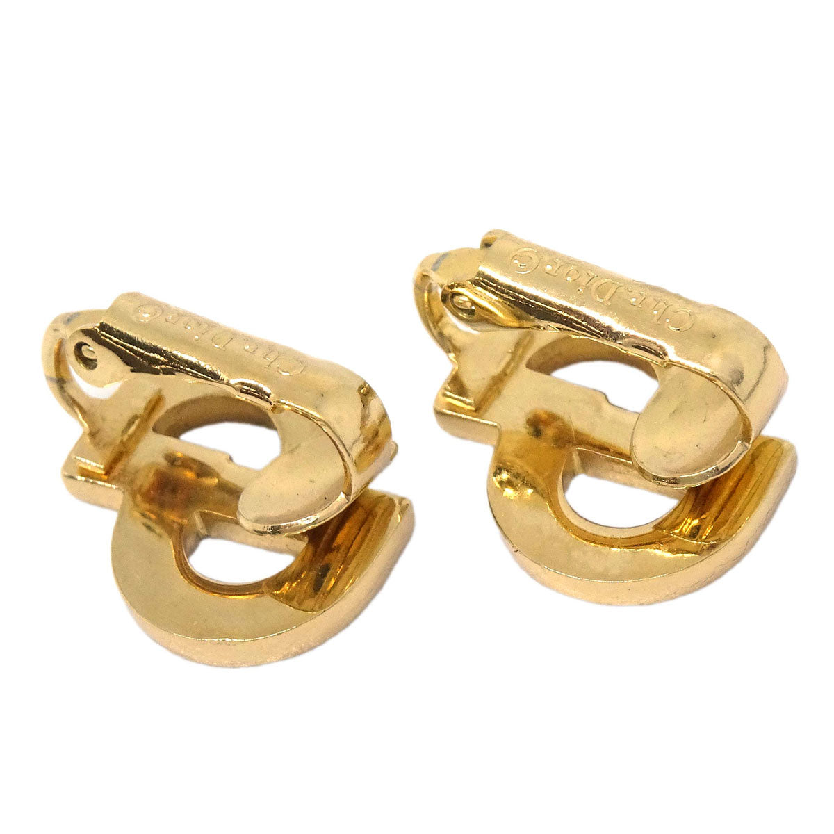Christian Dior Clip-On Earrings Gold