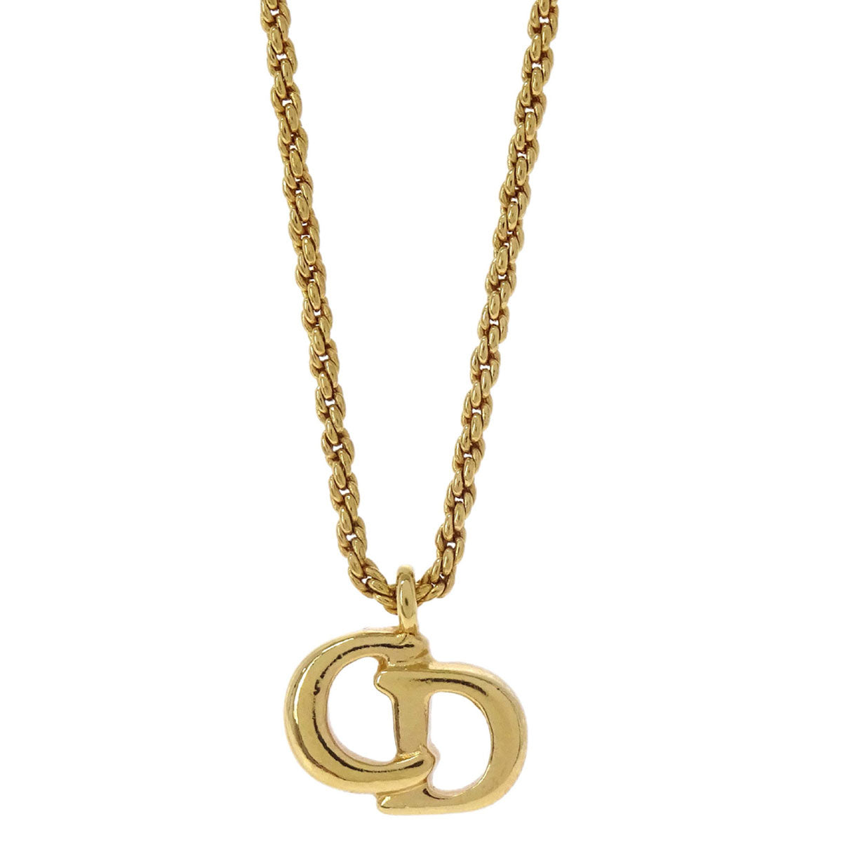 Christian Dior Necklace Pendant Gold