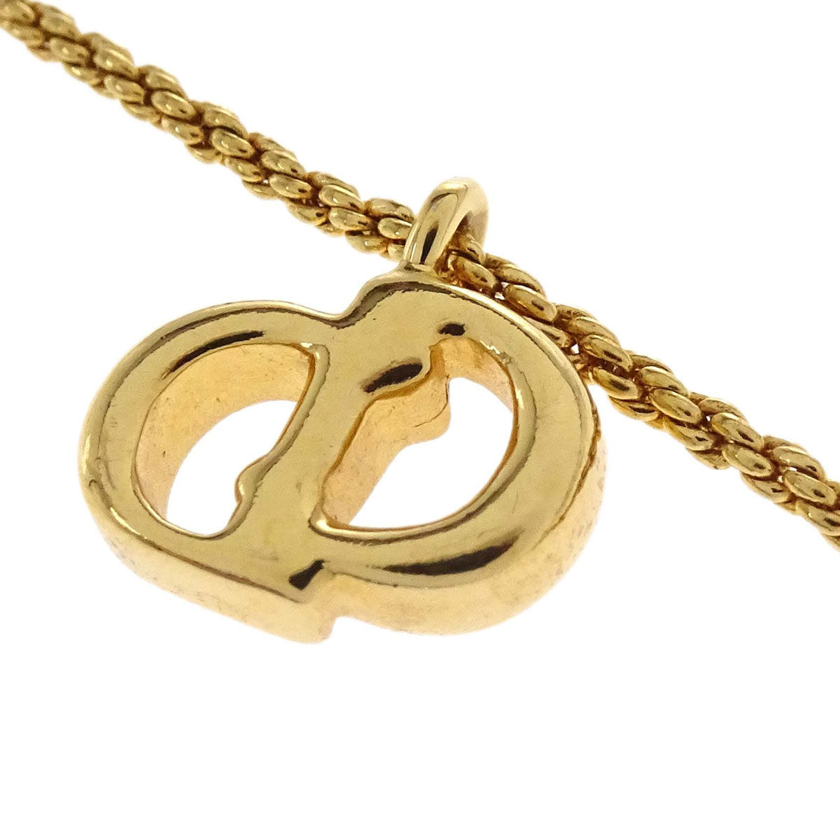 Christian Dior Necklace Pendant Gold