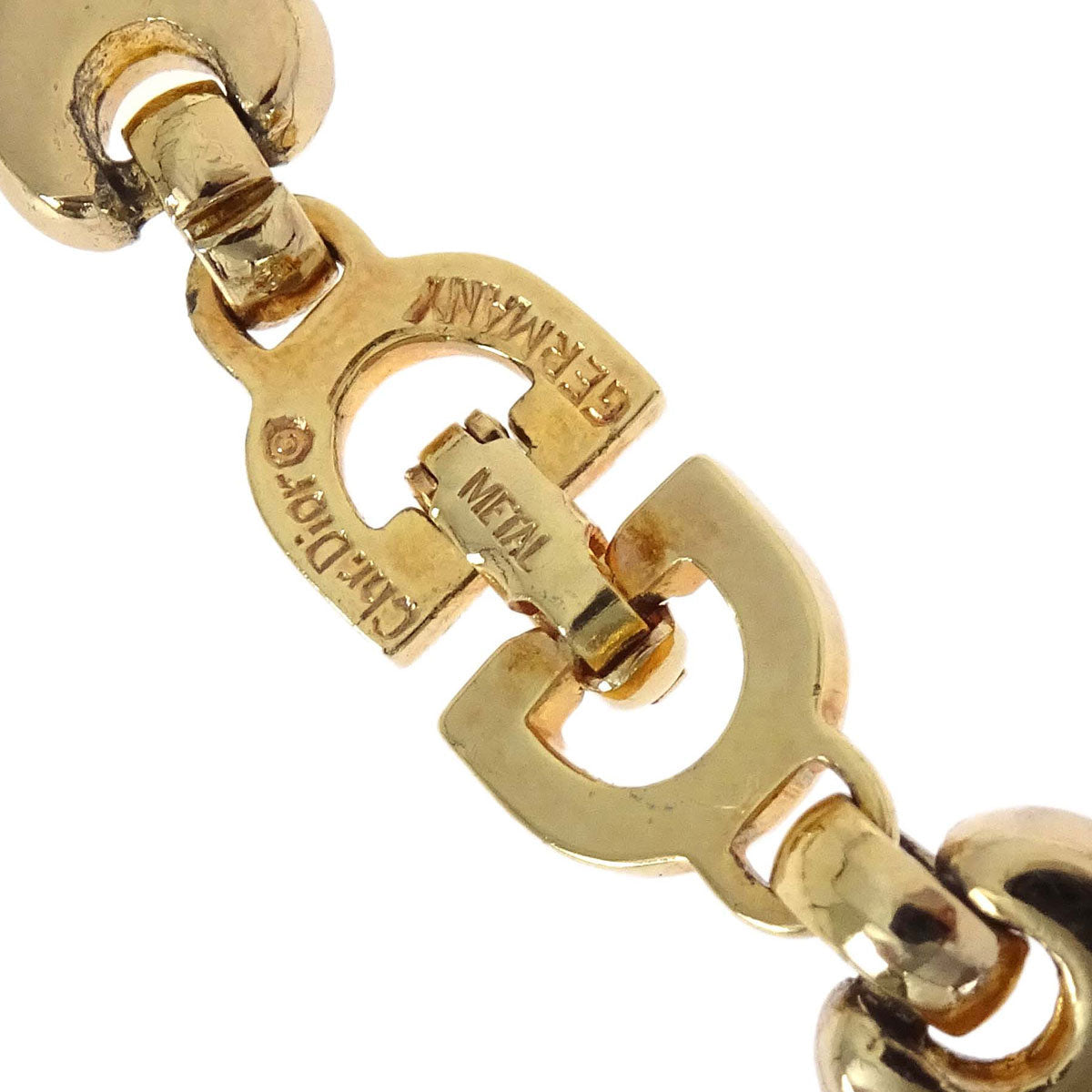 Christian Dior Chain Necklace Gold