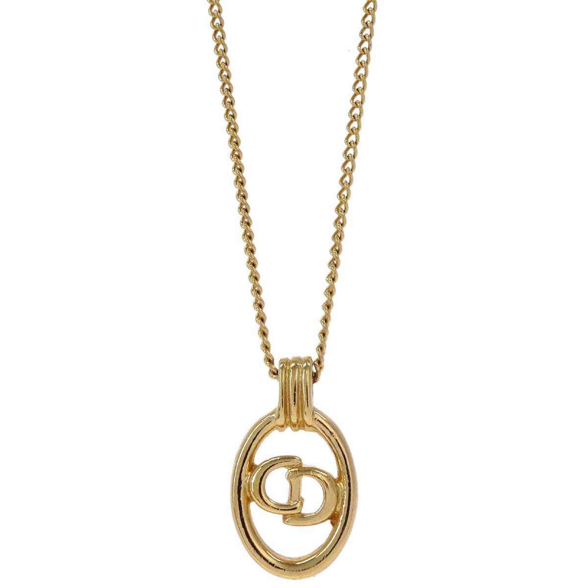 Christian Dior Necklace Pendant Gold
