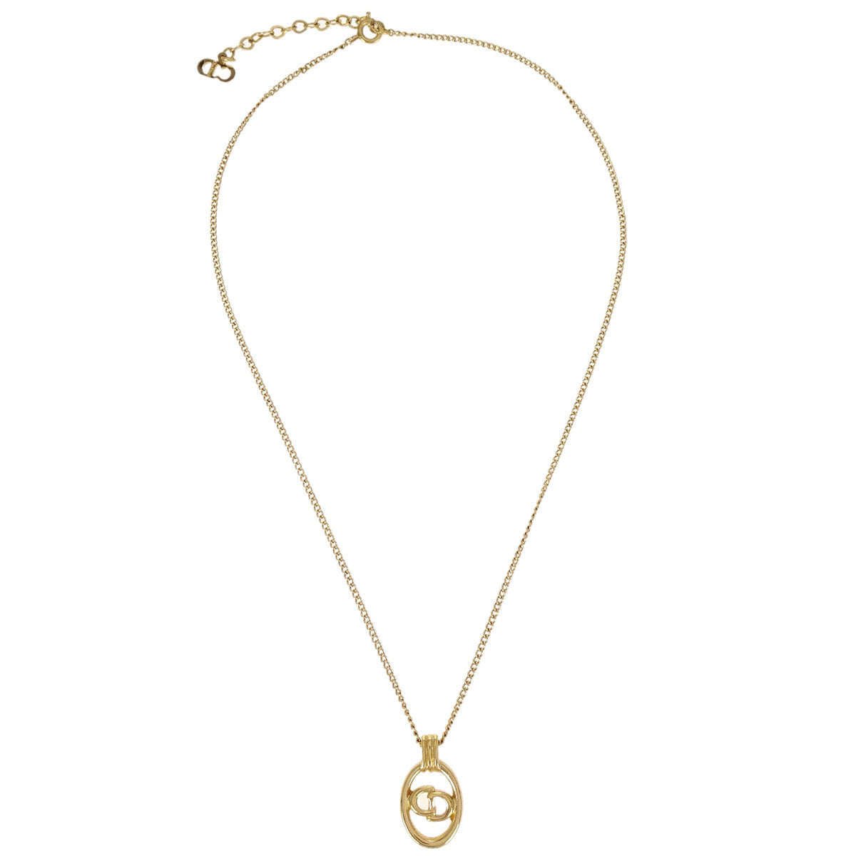 Christian Dior Necklace Pendant Gold