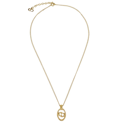 Christian Dior Necklace Pendant Gold