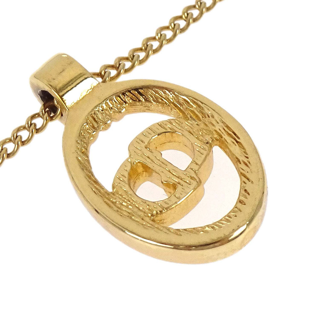 Christian Dior Necklace Pendant Gold