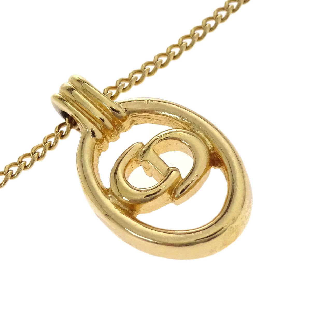 Christian Dior Necklace Pendant Gold