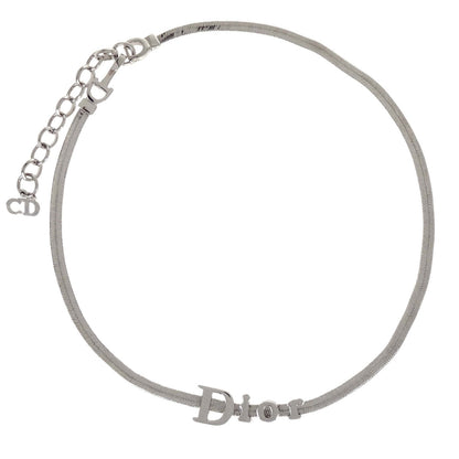 Christian Dior Necklace Pendant Silver