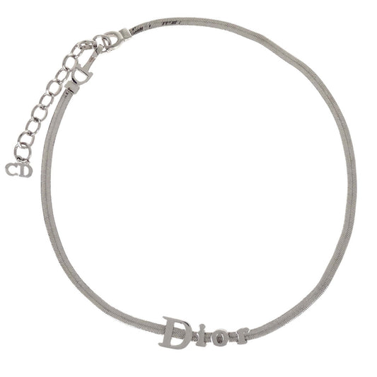Christian Dior Necklace Pendant Silver