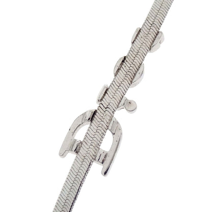 Christian Dior Necklace Pendant Silver