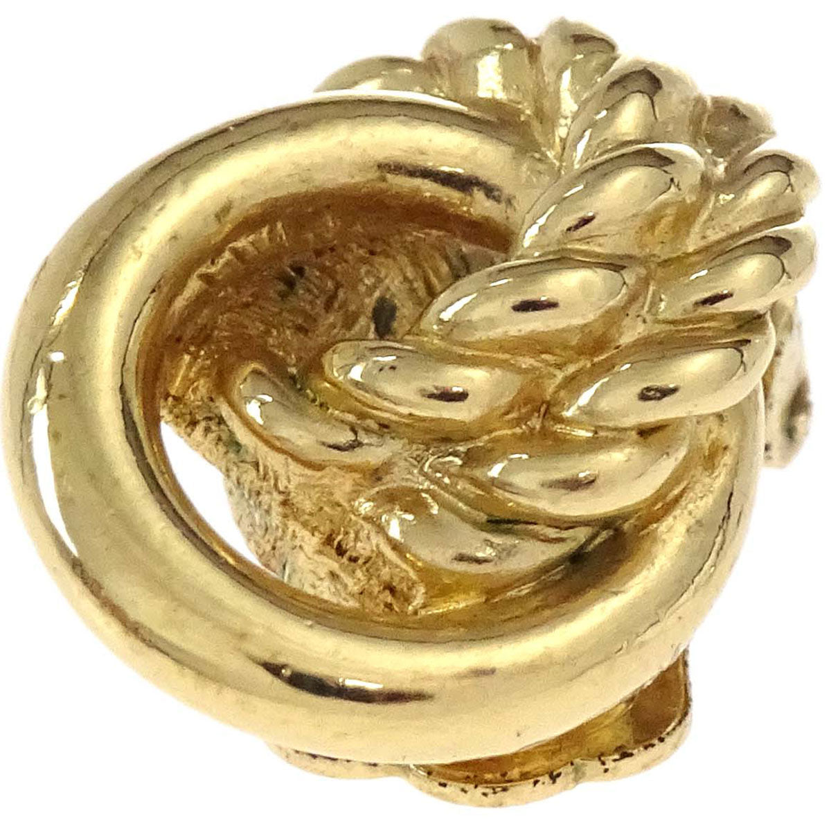 Christian Dior Clip-On Earrings Gold