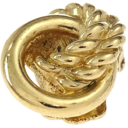 Christian Dior Clip-On Earrings Gold
