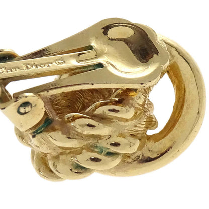 Christian Dior Clip-On Earrings Gold