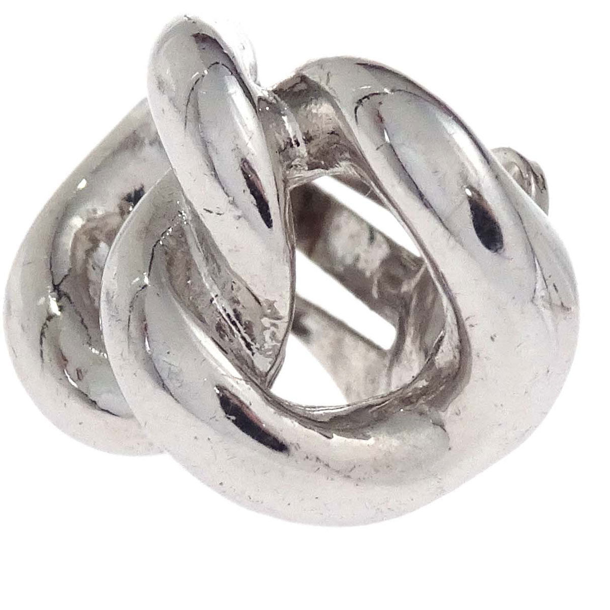 Christian Dior Clip-On Earrings Silver