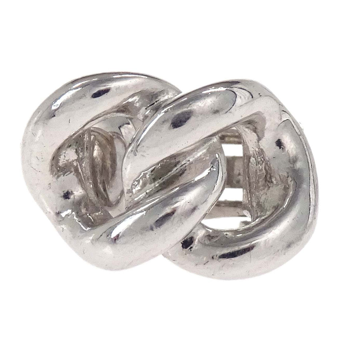 Christian Dior Clip-On Earrings Silver