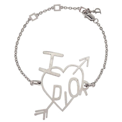 Christian Dior Arrow Heart Bracelet Silver
