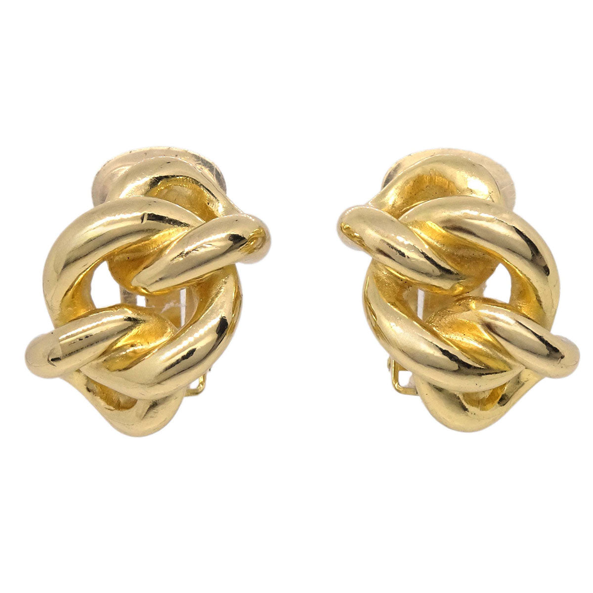 Christian Dior Clip-On Earrings Gold