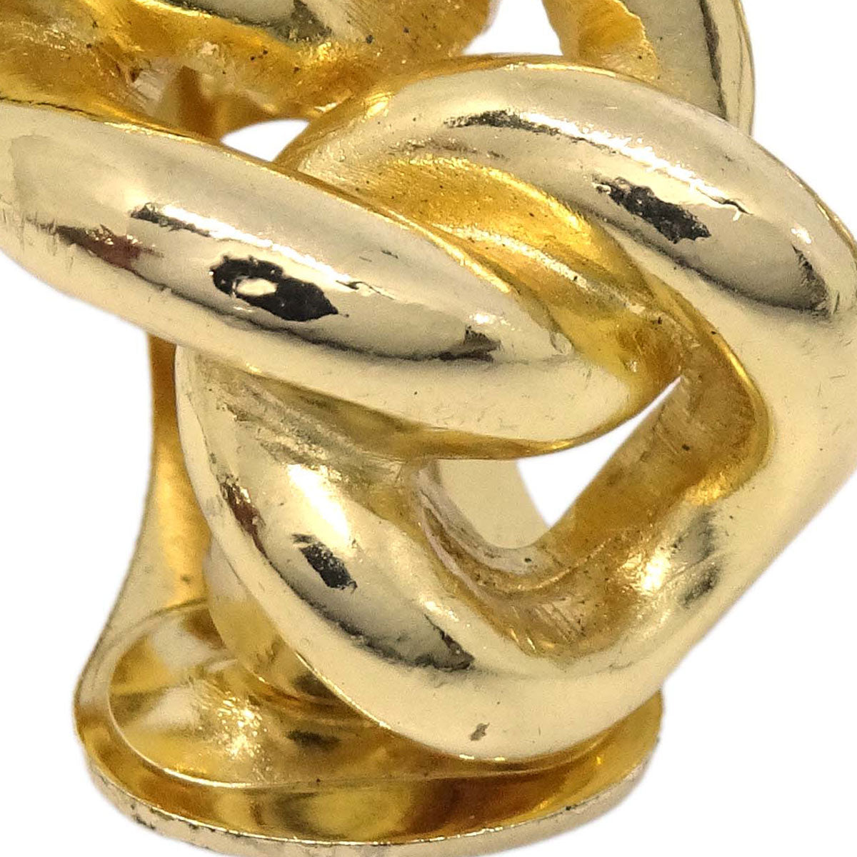 Christian Dior Clip-On Earrings Gold