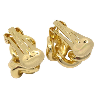 Christian Dior Clip-On Earrings Gold