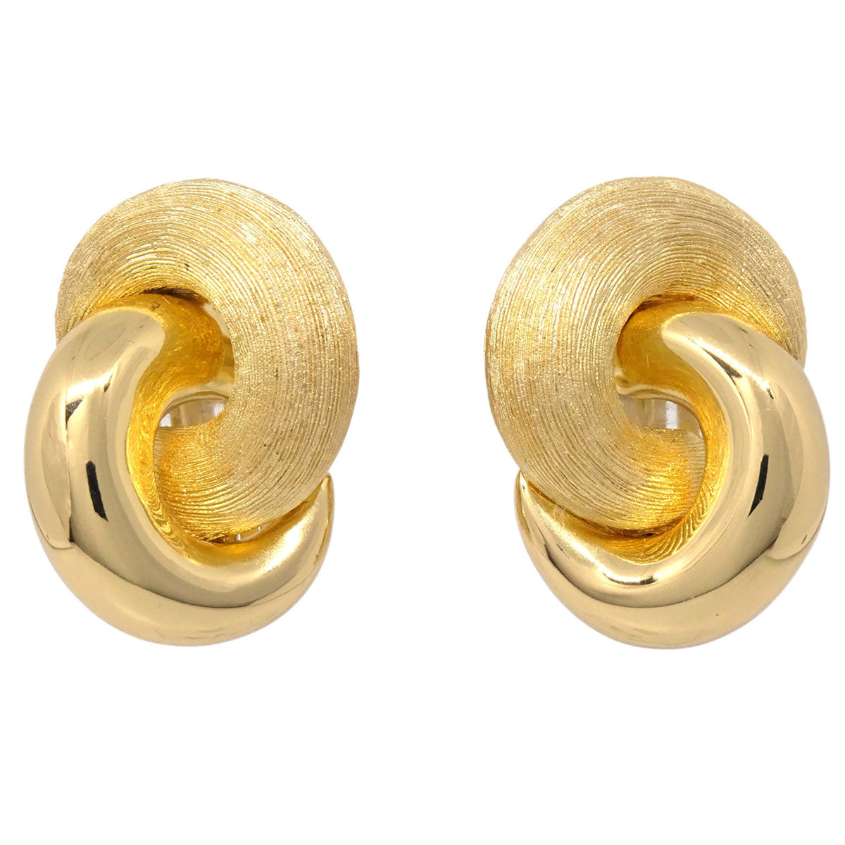 Christian Dior Clip-On Earrings Gold