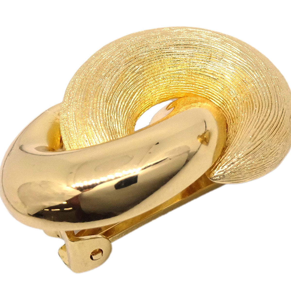 Christian Dior Clip-On Earrings Gold