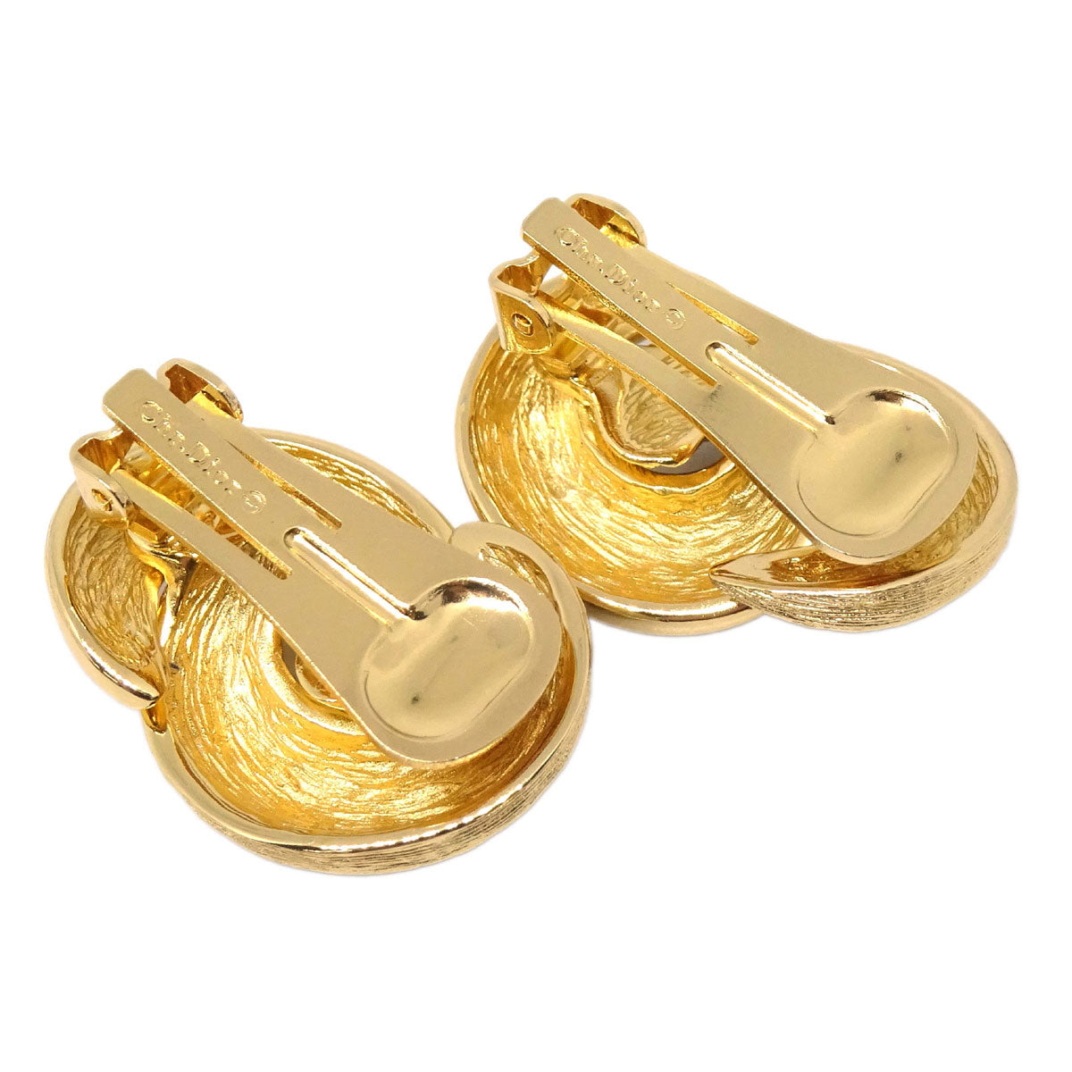 Christian Dior Clip-On Earrings Gold