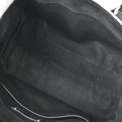 Celine Black Suede C Macadam Handbag