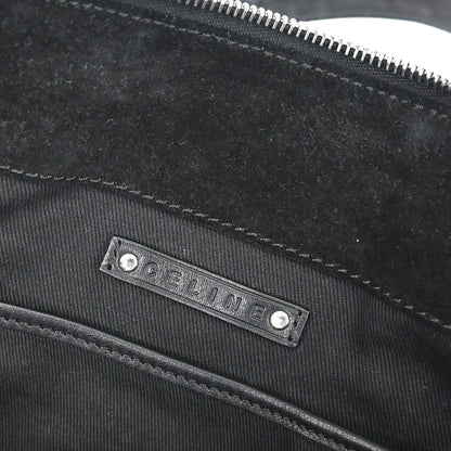 Celine Black Suede C Macadam Handbag