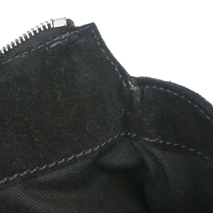 Celine Black Suede C Macadam Handbag