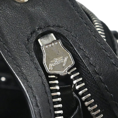 Celine Black Suede C Macadam Handbag