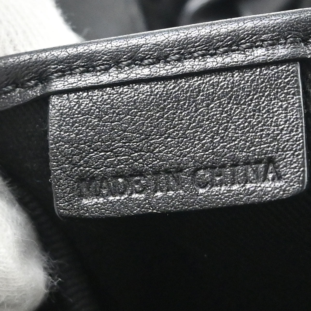 Celine Black Suede C Macadam Handbag