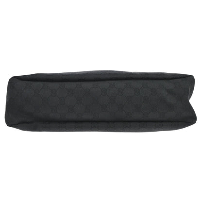 Gucci Black GG Canvas Horsebit Handbag