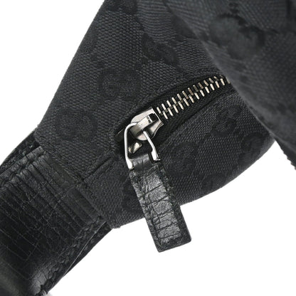 Gucci Black GG Canvas Horsebit Handbag