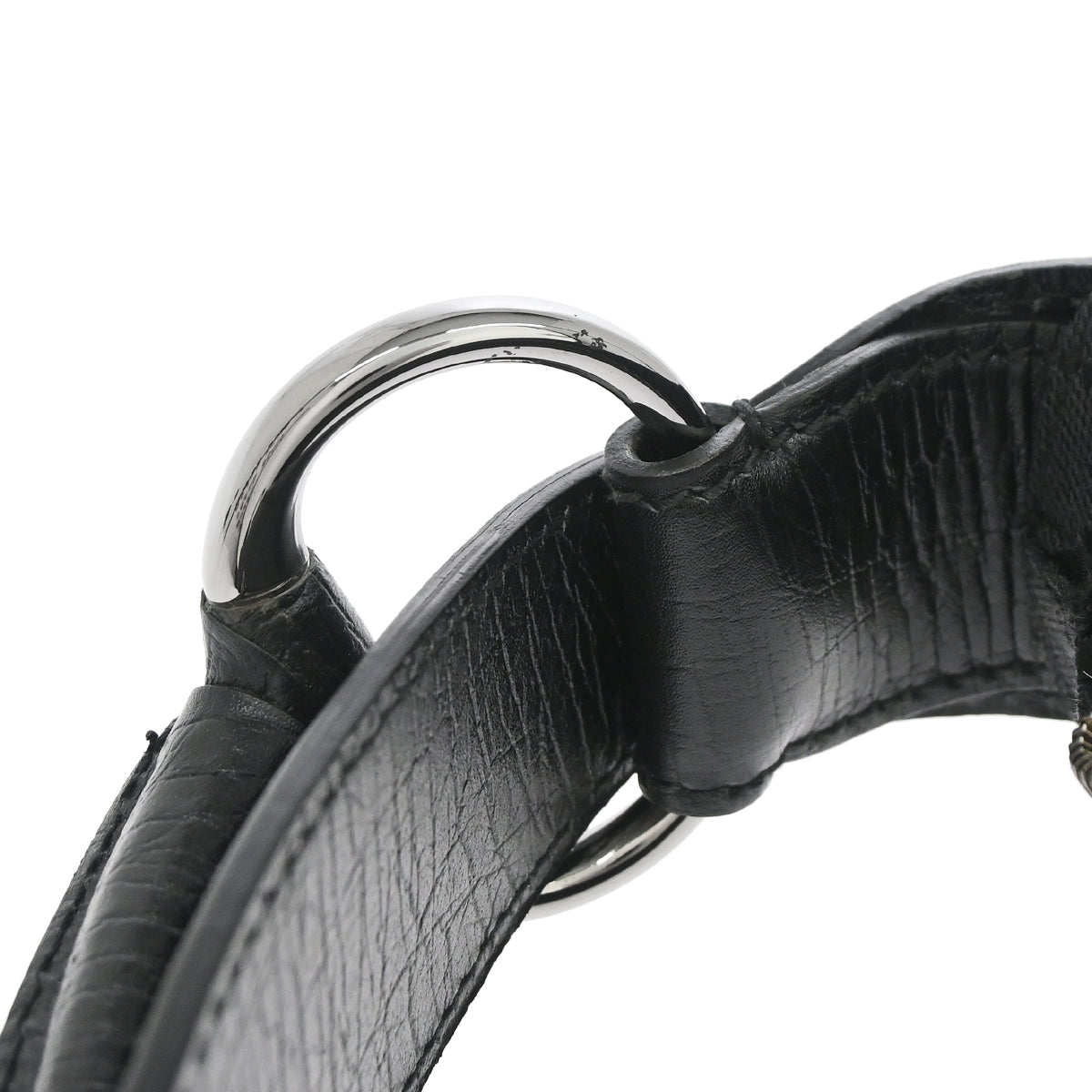 Gucci Black GG Canvas Horsebit Handbag
