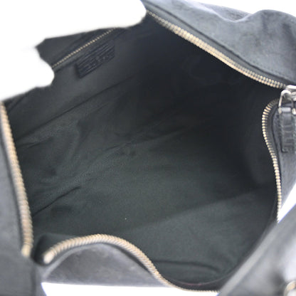 Gucci Black GG Canvas Horsebit Handbag