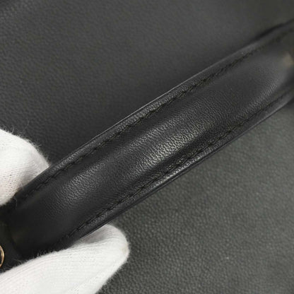 Chanel 2019 Black Lambskin Vanity 2way Shoulder Handbag
