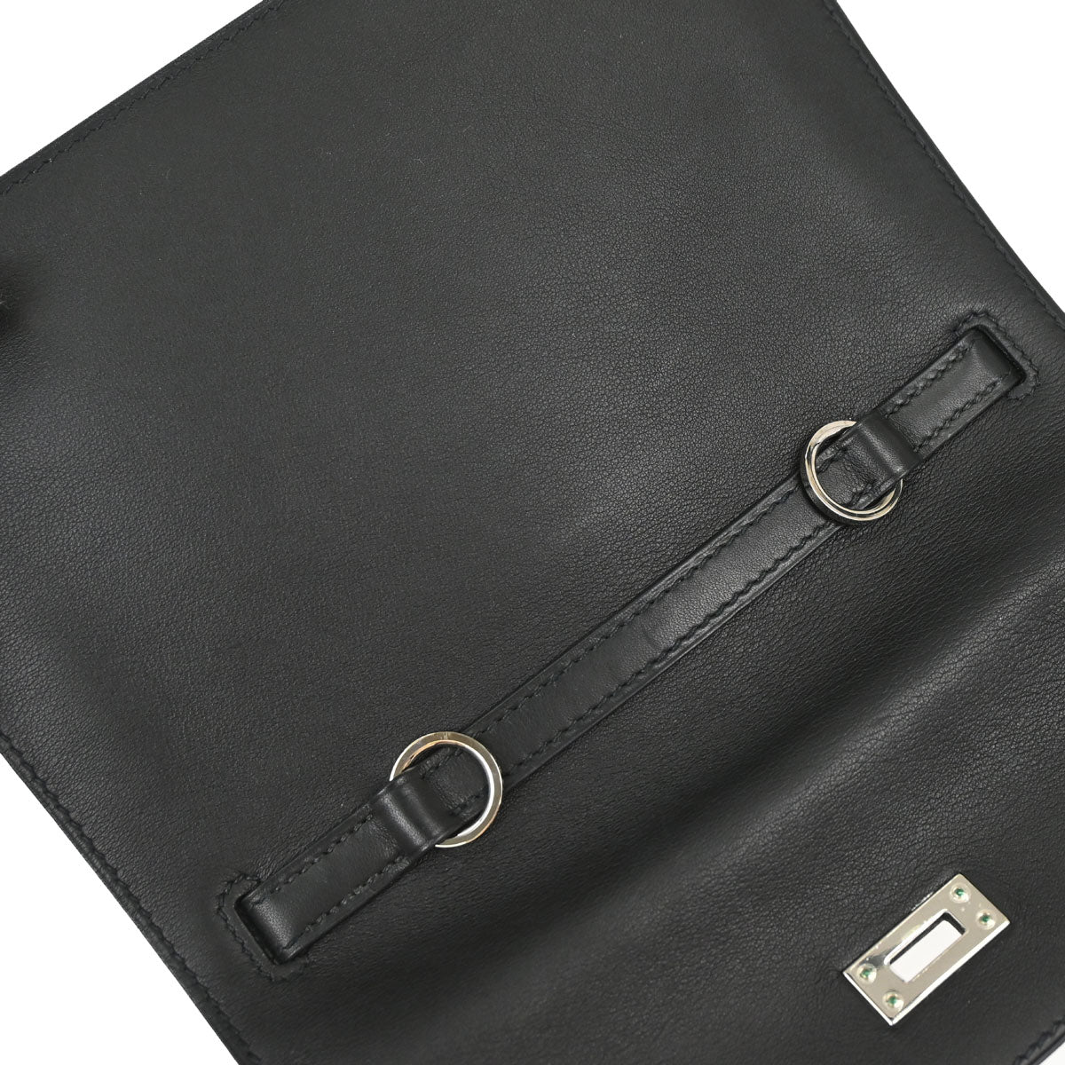 Hermes 2008 Black Swift Kelly Danse Bag