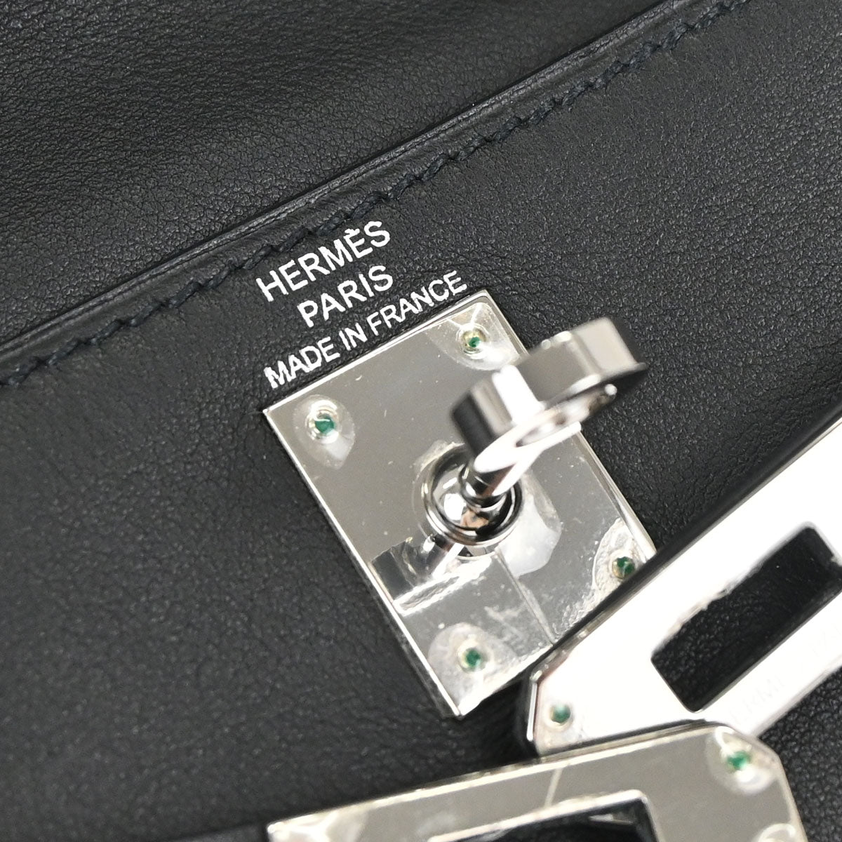 Hermes 2008 Black Swift Kelly Danse Bag