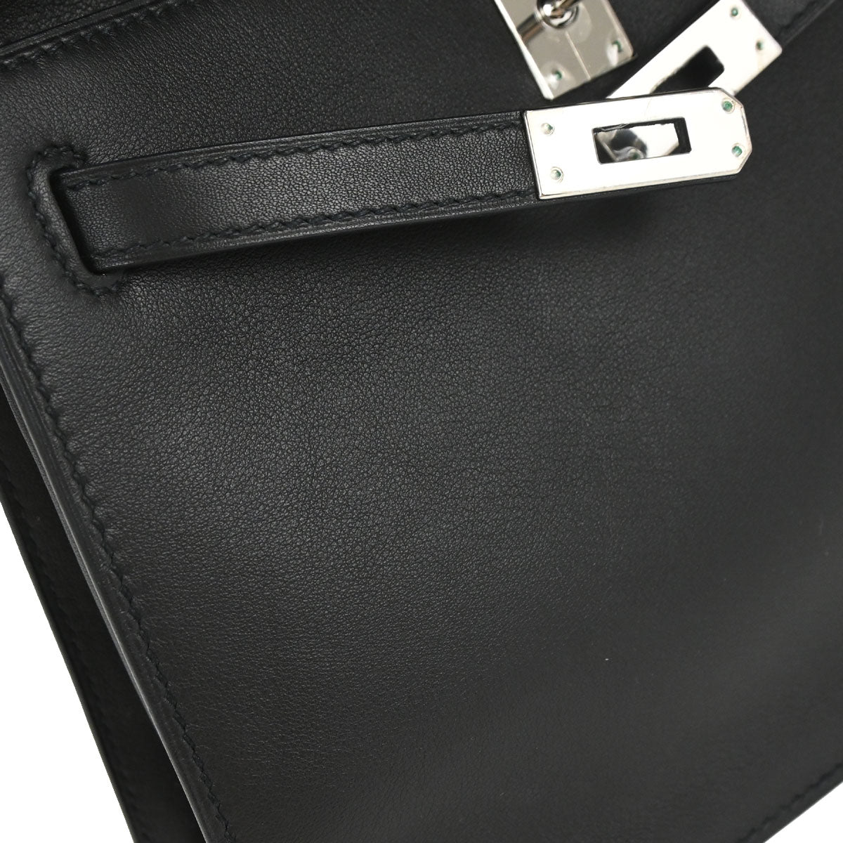 Hermes 2008 Black Swift Kelly Danse Bag