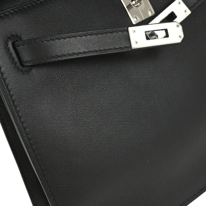 Hermes 2008 Black Swift Kelly Danse Bag