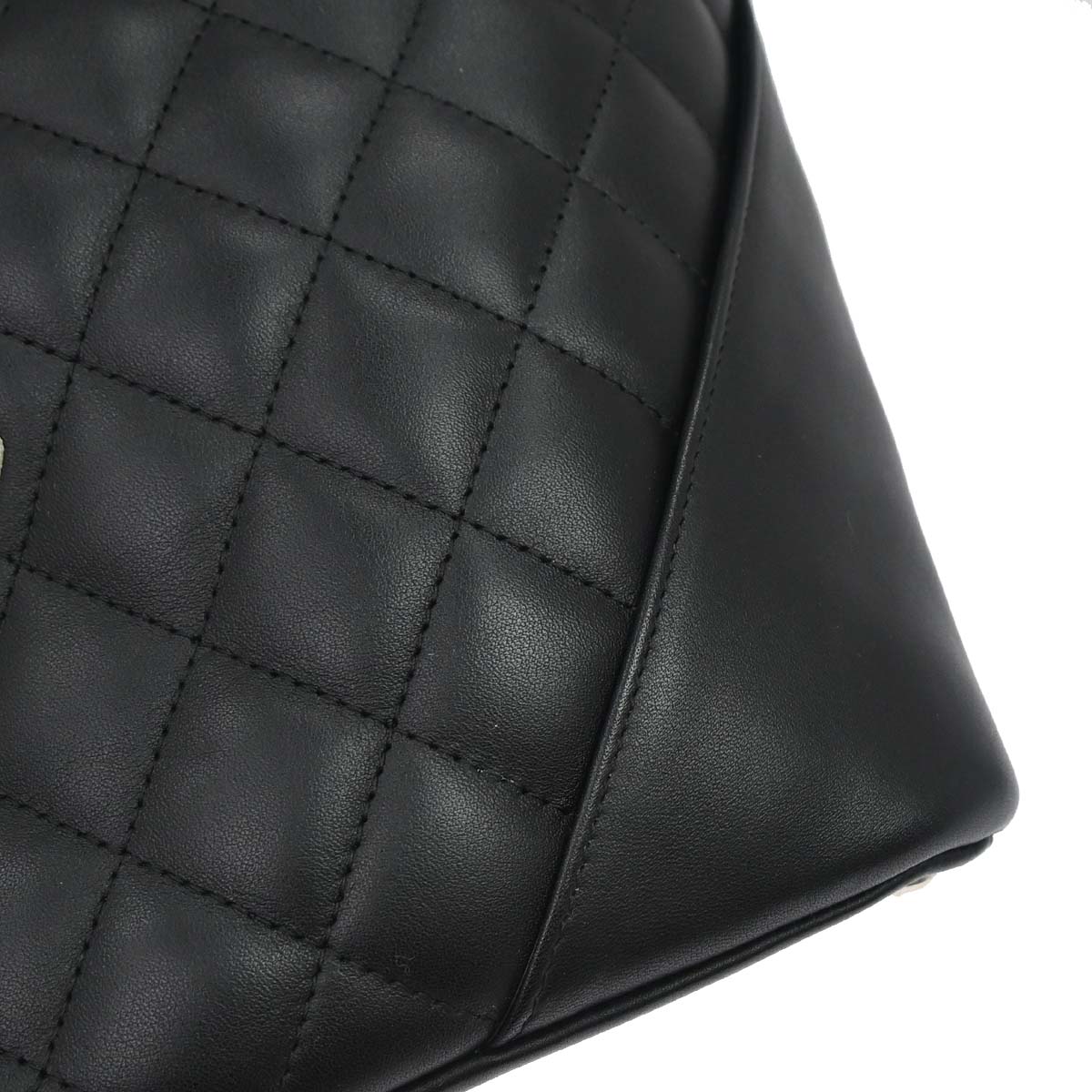 Chanel 2005-2006 Black Calfskin Cambon Ligne Tote Handbag