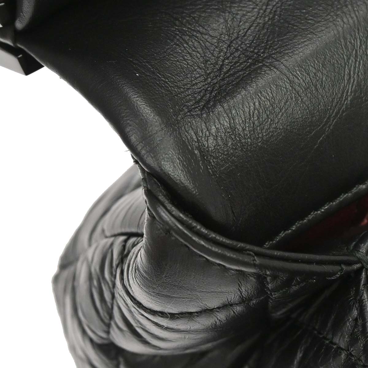 Chanel 2017 Black Calfskin Mademoiselle Lock Hanger Flap Shoulder Bag