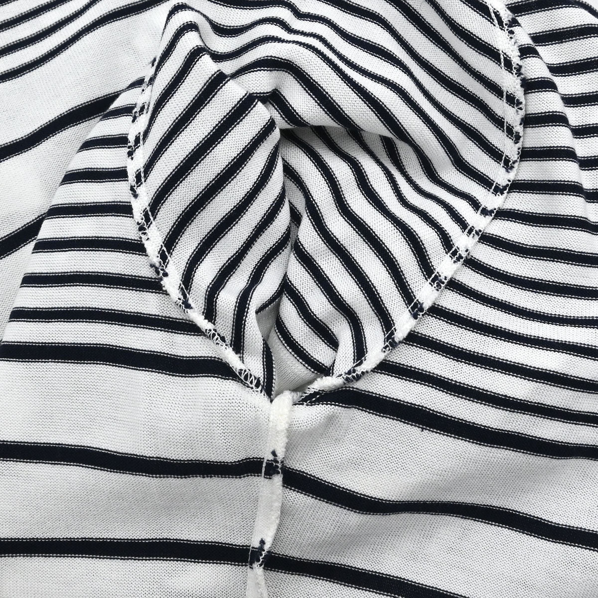 Chanel Short Sleeve Border Top White #36